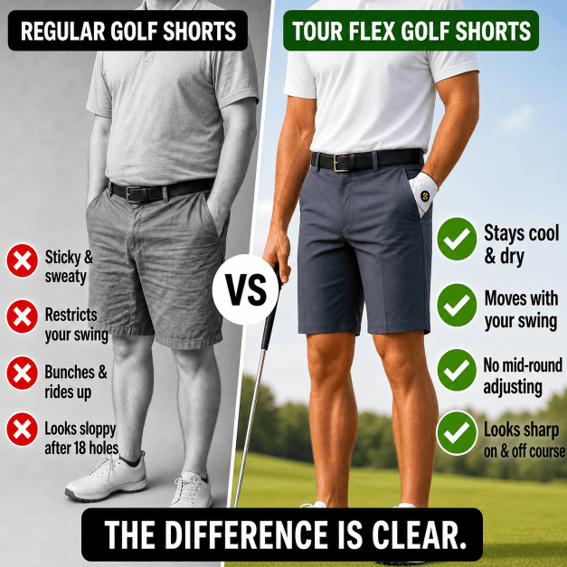 19th Lab Golf - Tour Flex Golf Short
